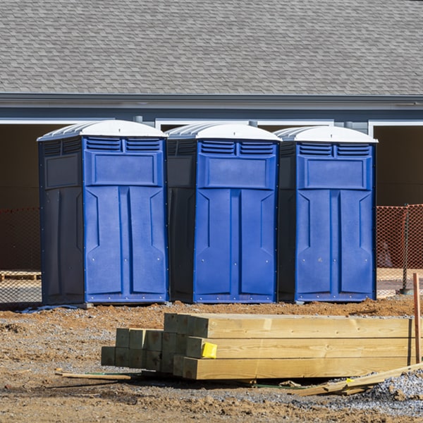 are there any restrictions on where i can place the porta potties during my rental period in Ionia MI